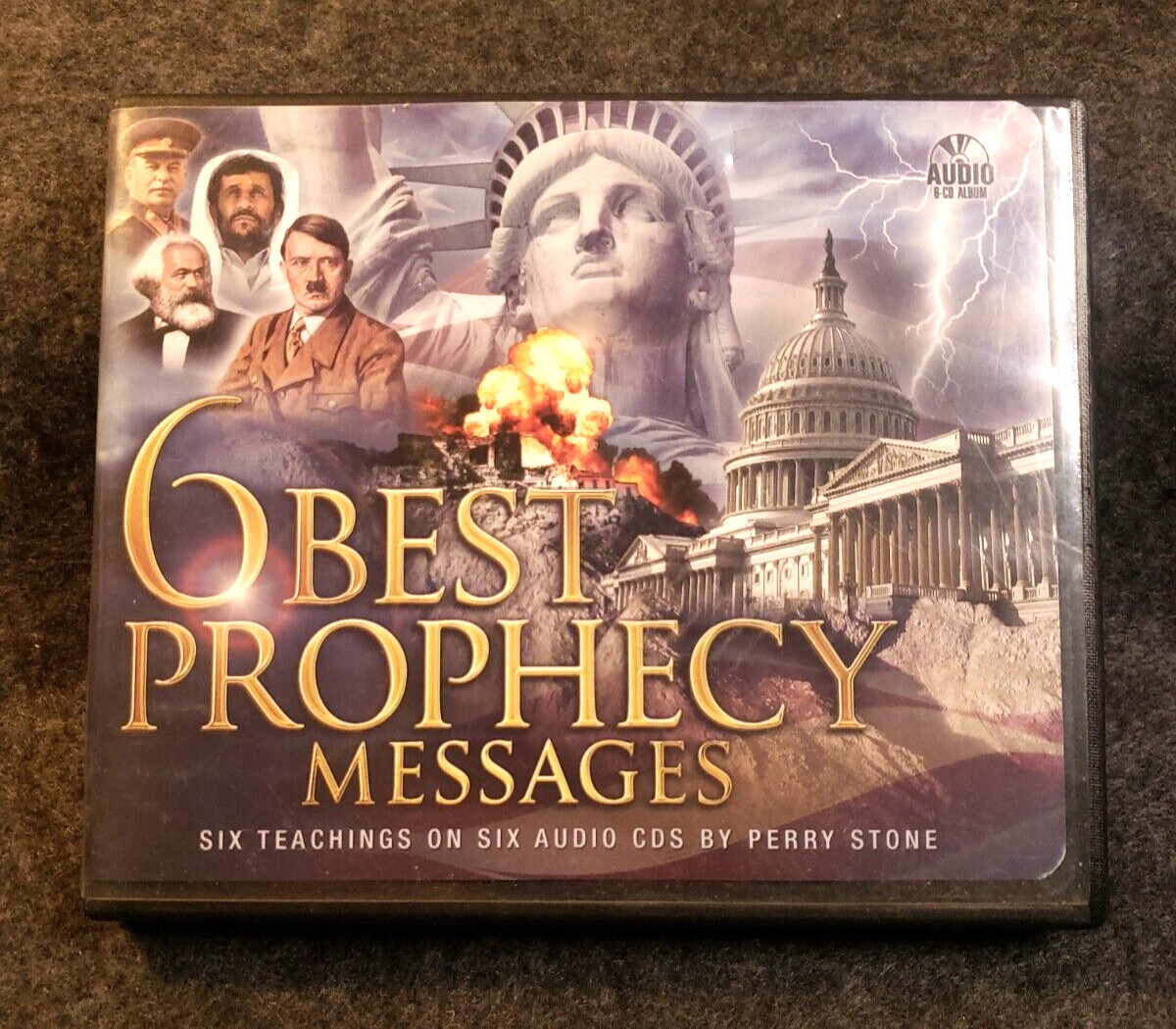 Perry Stone 6 Best Prophecy Messages 6 Teachings On 6 Audio CD's (C1B1)