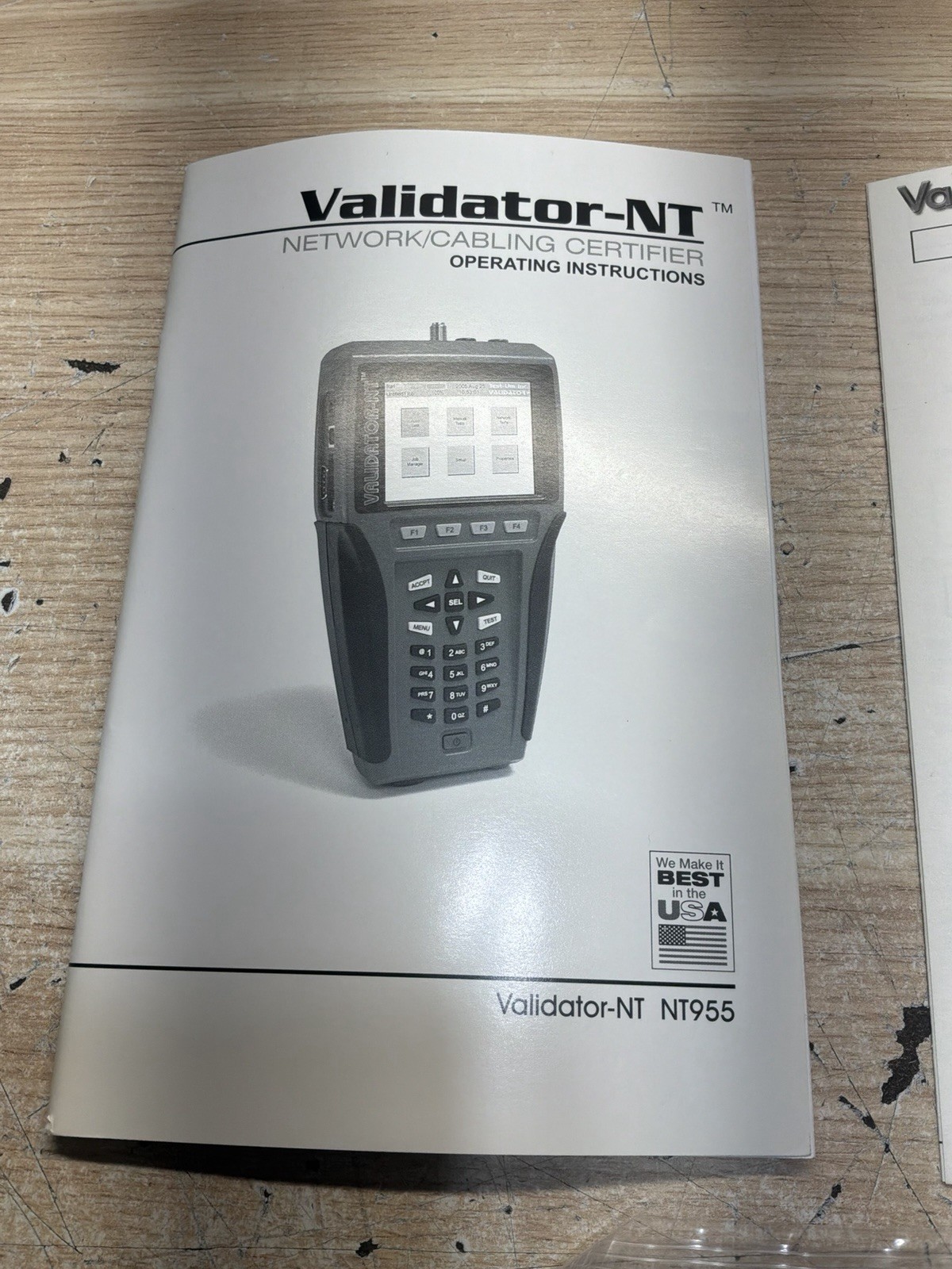 TEST-UM Validator NT905 Validator-NT905 Network LAN Ethernet Tester /JUA4017