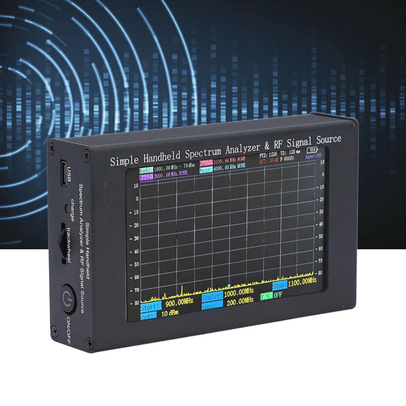 Handheld Spectrum Analyzer Portable Reliable Signal Generator For RF Testing