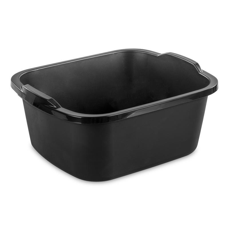 18 Qt Dishpan Plastic Kitchen Soaking Washing Storage 2 Pack Durable Handles New