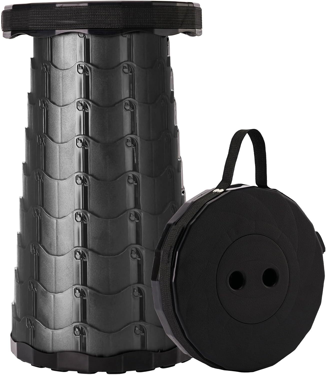 Upgraded Foldable Stool Thickened, Portable Collapsible Stool Retractable Stool