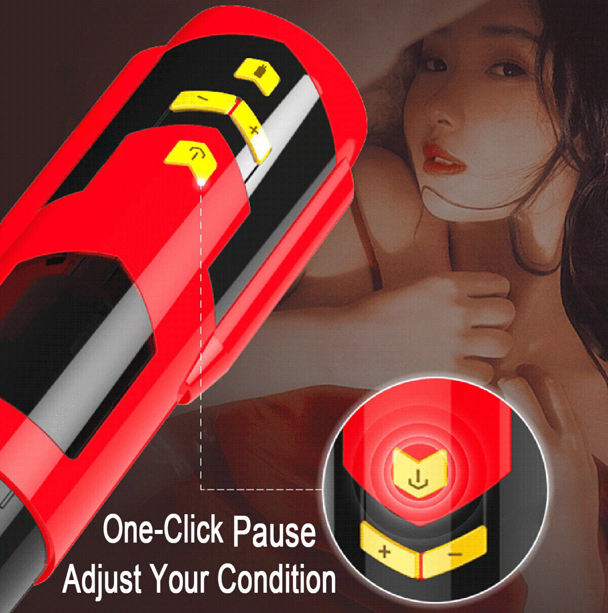 Male Masturbators Automatic Handsfree Rotating Cup Thrusting Stroker Lubricants