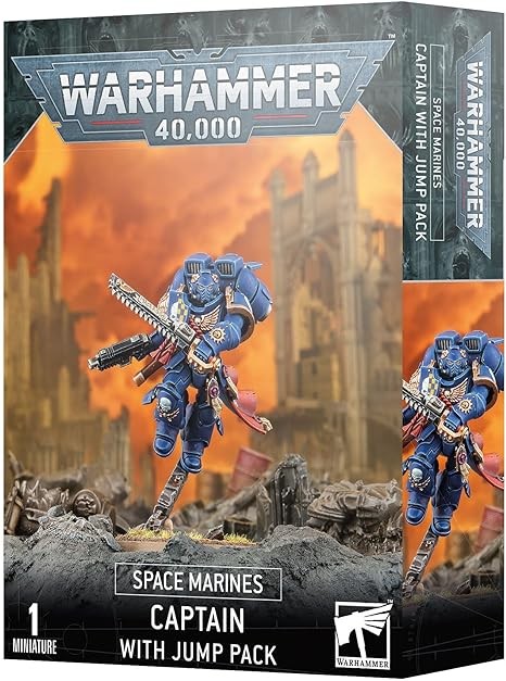 Warhammer 40k: Space Marines - Captain with Jump Pack