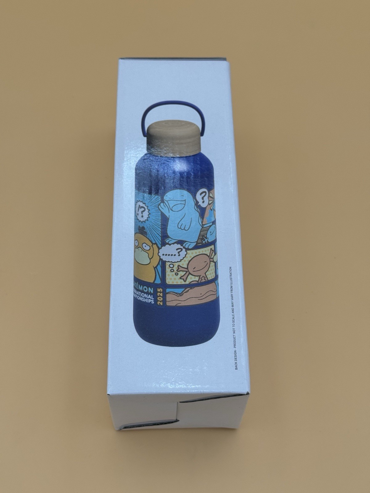 2025 Pokemon Center International Exclusive Psyduck Wooper Quagsire Water Bottle
