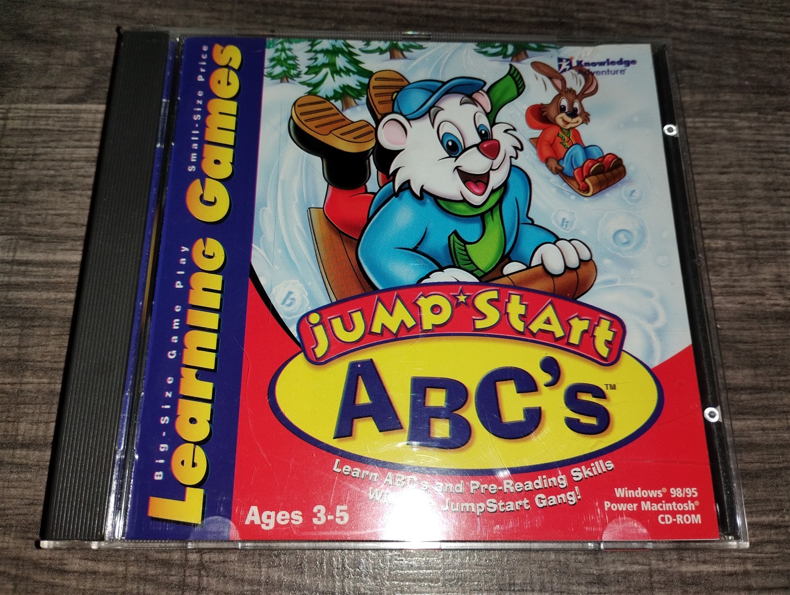 JumpStart Learning Games ABC's PC/Mac CD-ROM Davidson Knowledge Adventure 1999