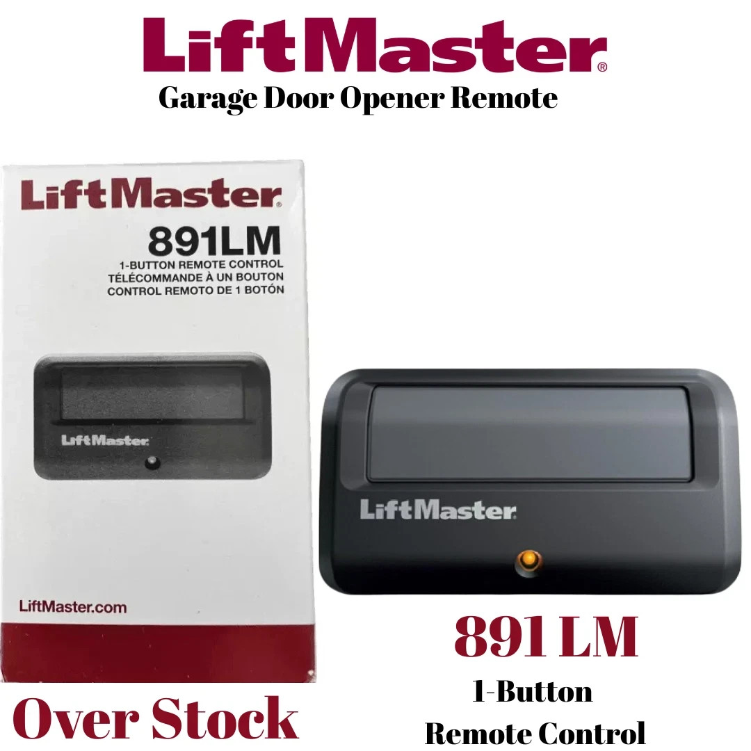 25 Pack 891 LM LiftMaster 1 Button Remote Control Garage Opener Security+2.0