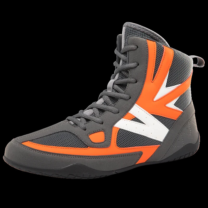 Outdoor High Top Fighting Sneakers Man Professional Boxing Shoes Wrestling Shoes