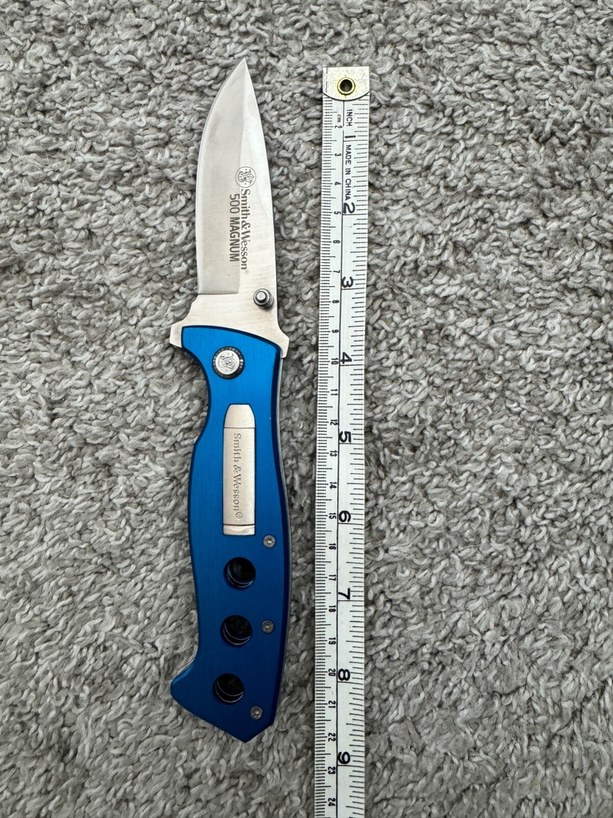 (Rare) Smith & Wesson CK500MAG Collector Knife & Jin Blue - NEW - FREE SHIPPING