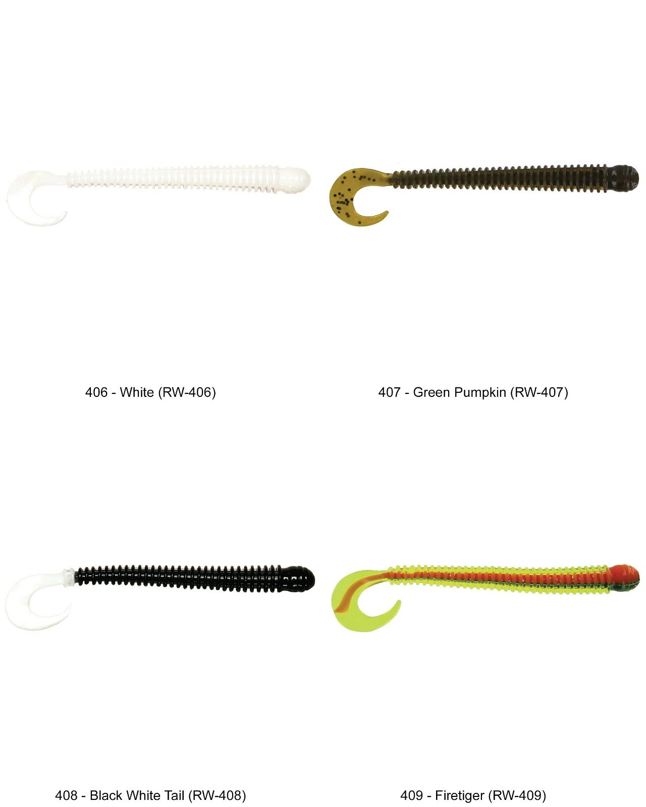Big Bite Baits Ring Disc Worm (RW) Pick Any 33 Colors 4 Inch Soft Plastic Lures