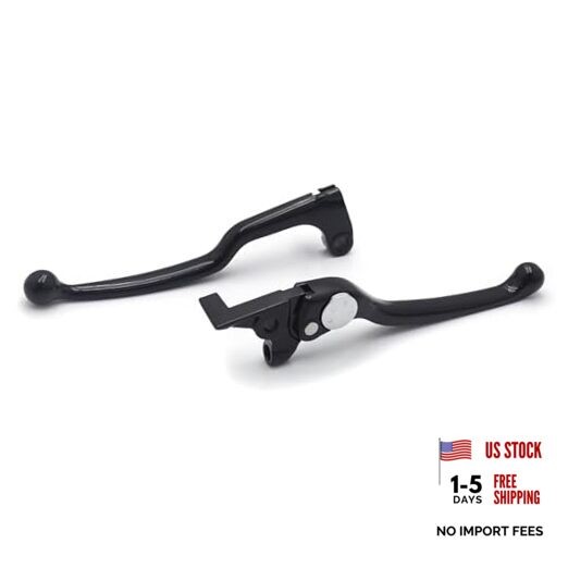 SKULL PIVOT- Motorcycle Brake Clutch Levers Adjustable Replacement Black
