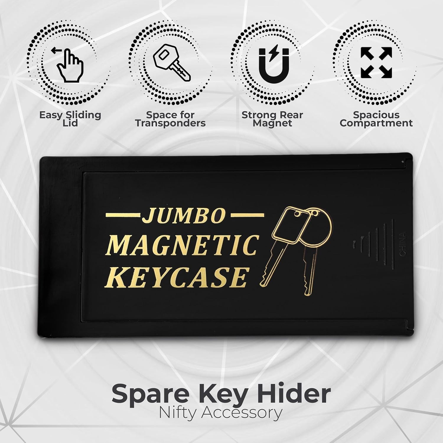 3x Hide A Key Magnetic Key Holder Key Box Car A Key Master Lock Key Holder HIDE