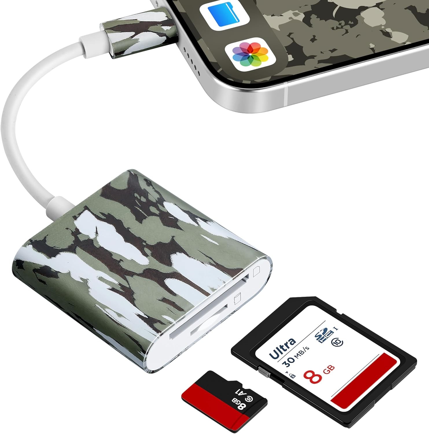 Trail Camera Viewer, Game Camera SD Card Reader for Hunters to View Images and V