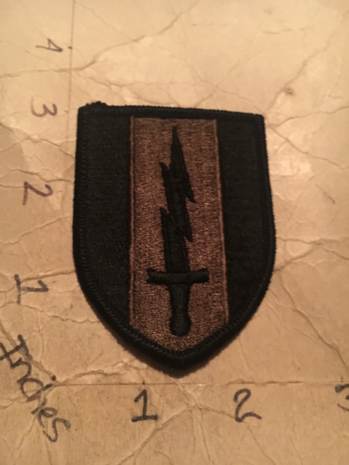 US Army 1st Signal Brigade m/e subdued patch 10/9/25