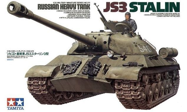 Tamiya 35211 1/35 Scale Military Model Kit WWII Russian Heavy Tank JS3 Stalin