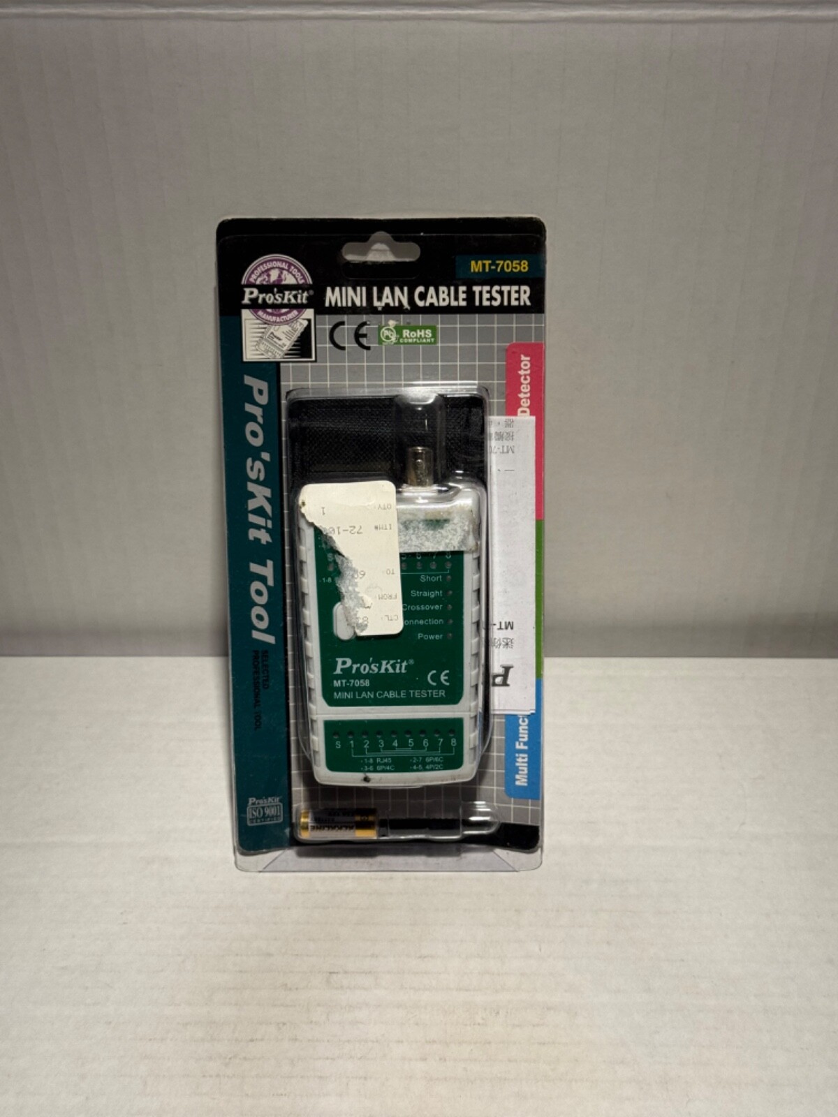 ProsKit MT-7058 3-In-1 Multifunctional Mini Lan Cable Tester