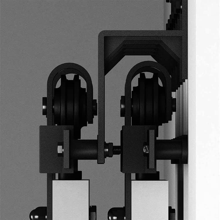 5Pcs Black Barn Door Rollers, 34mm/1.34in Sliding Spacers,