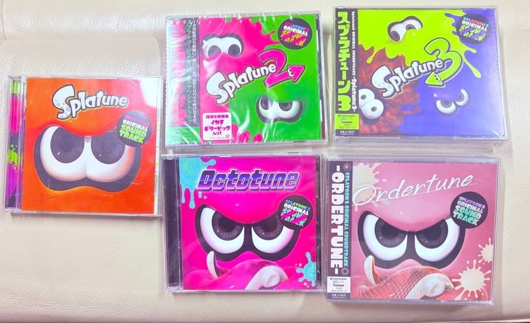 Splatoon Original Soundtrack Splatune Octotune Ordertune CD Set of 5