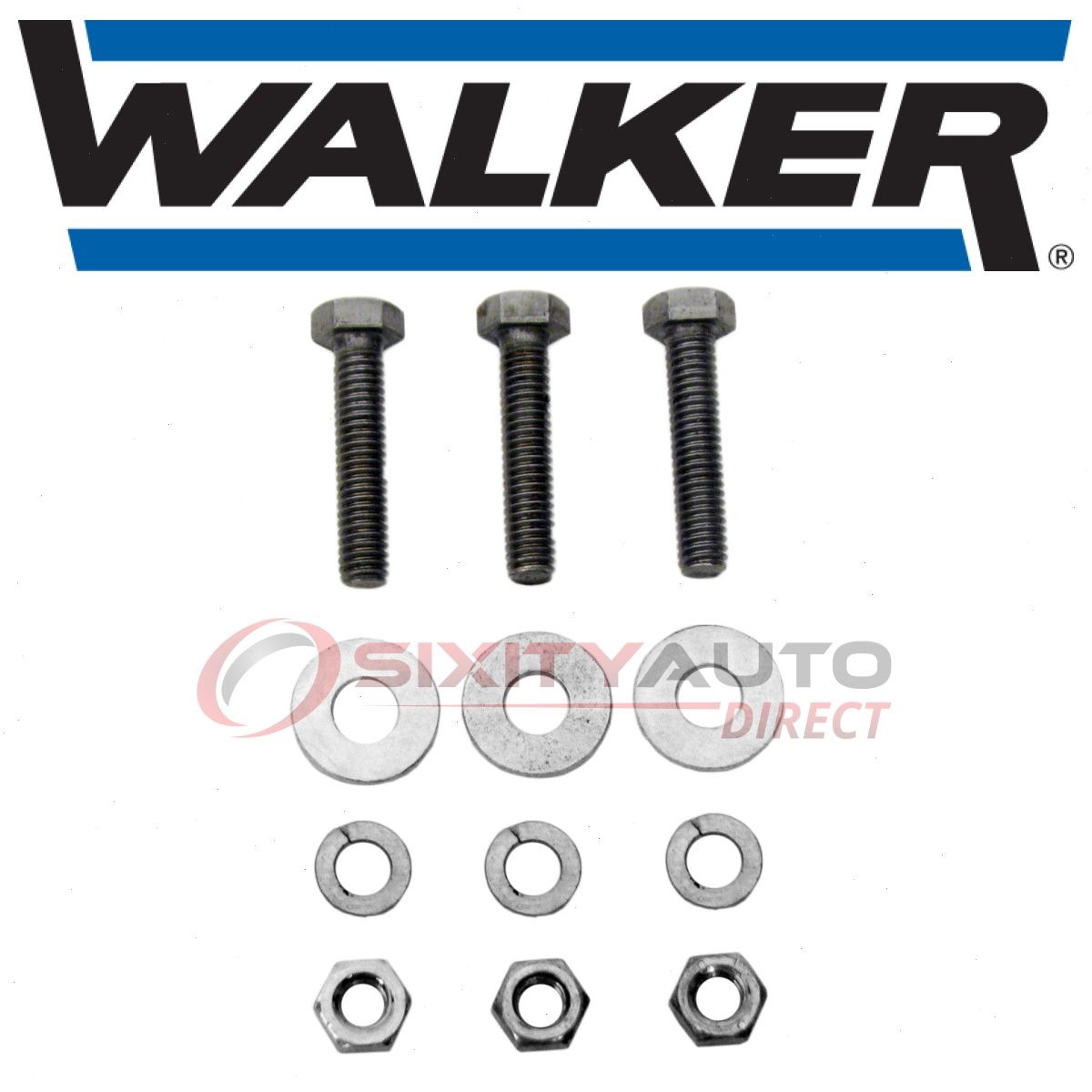 Walker Front Pipe Front to Front Pipe Rear Exhaust Bolt for 2009-2011 Mazda ng