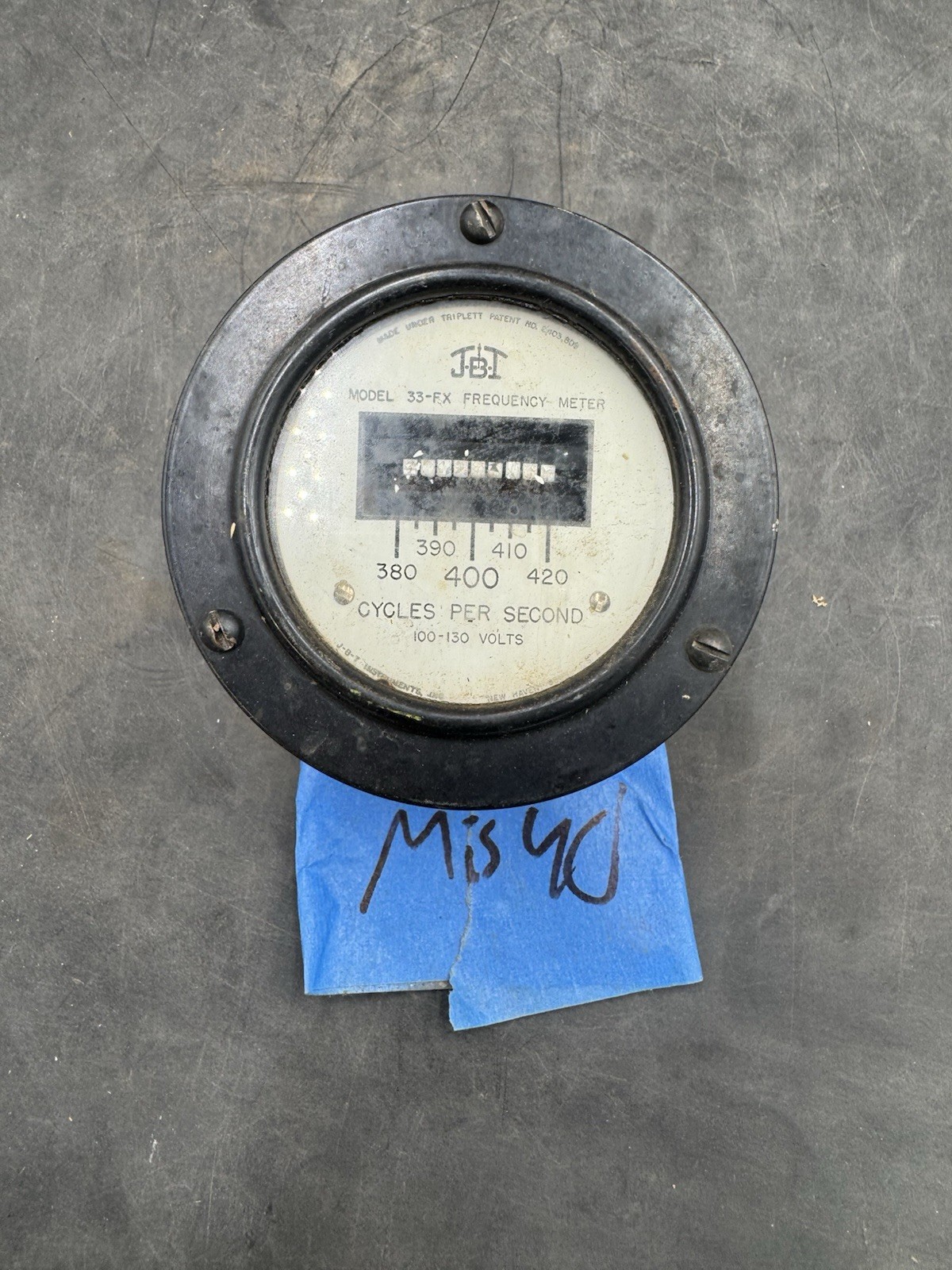 JBT Triplett Model 33-FX Frequency Indicator