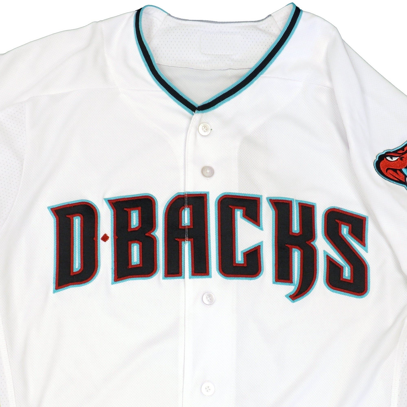 Mens MLB Arizona Diamondbacks Authentic On Field Flex Base Jersey - White/Blue