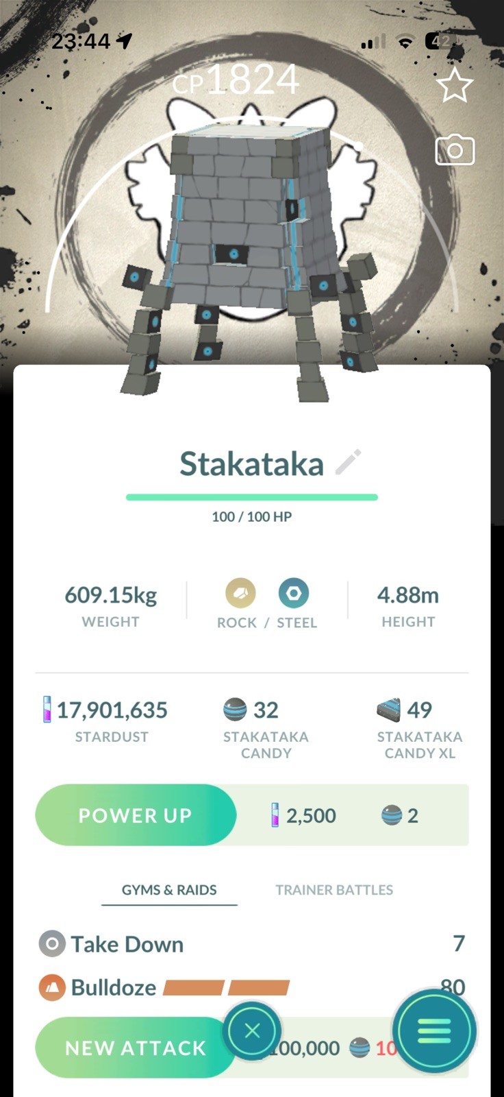 Stakataka Special Background GO Fest 2026 - Pokémon Trade Go 