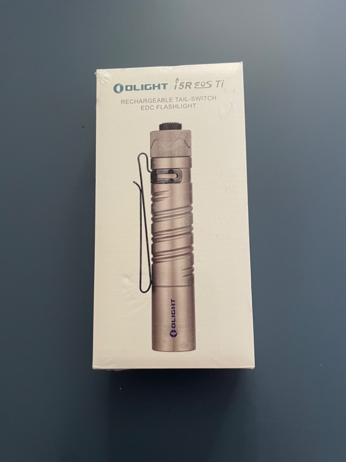 Olight i5R EOS Ti Titanium - BRAND NEW!! Still Sealed!