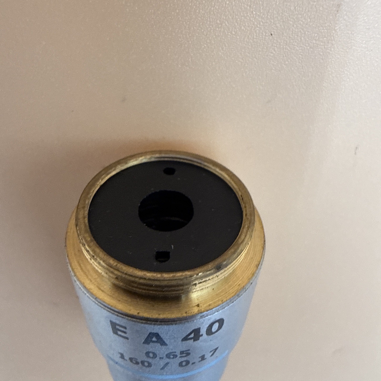 Olympus E A 400.65 160/0.17 Microscope Objective 40X