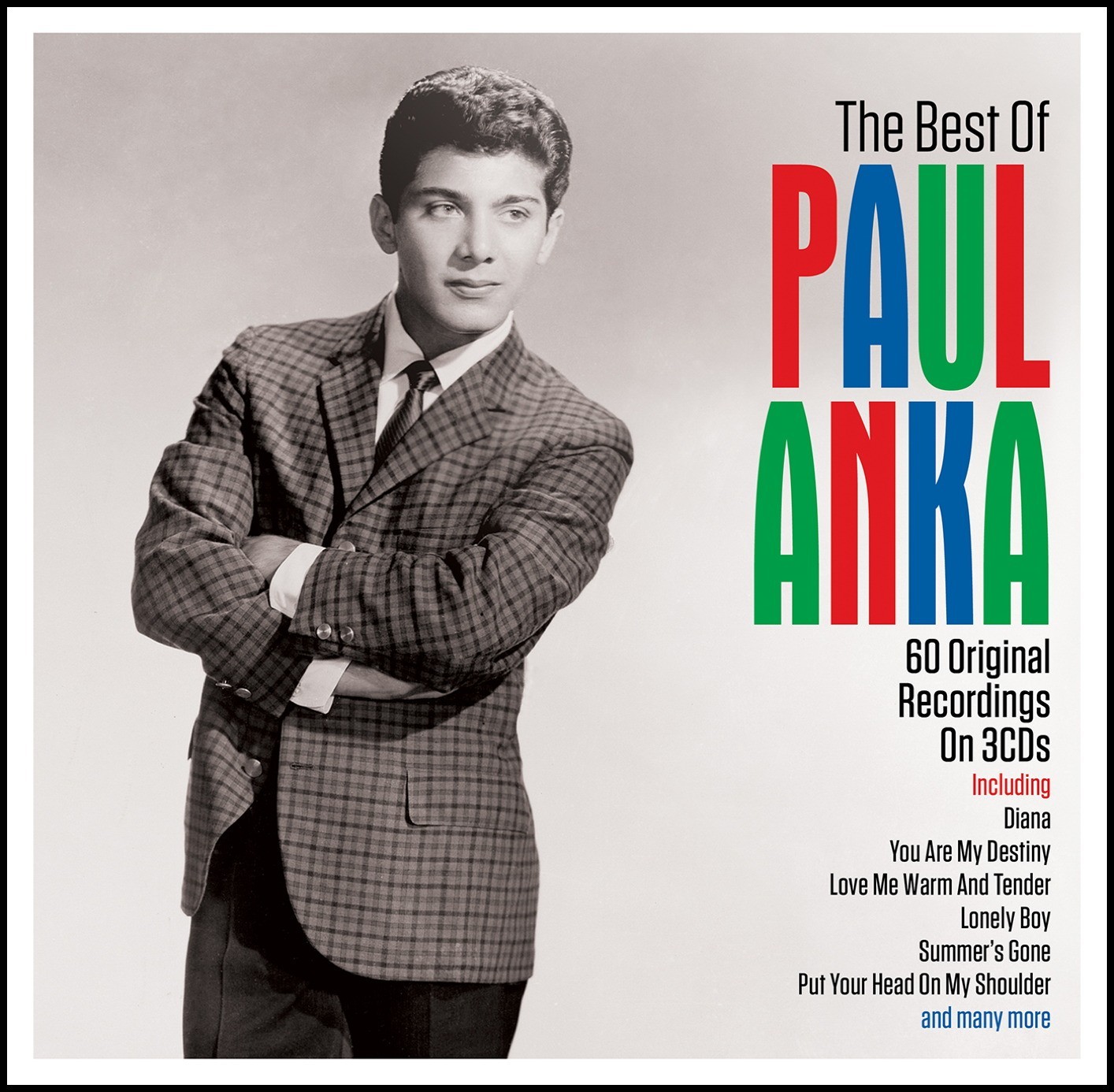 PAUL ANKA * 60 Greatest Hits * NEW  3-CD SET * All Original Recordings