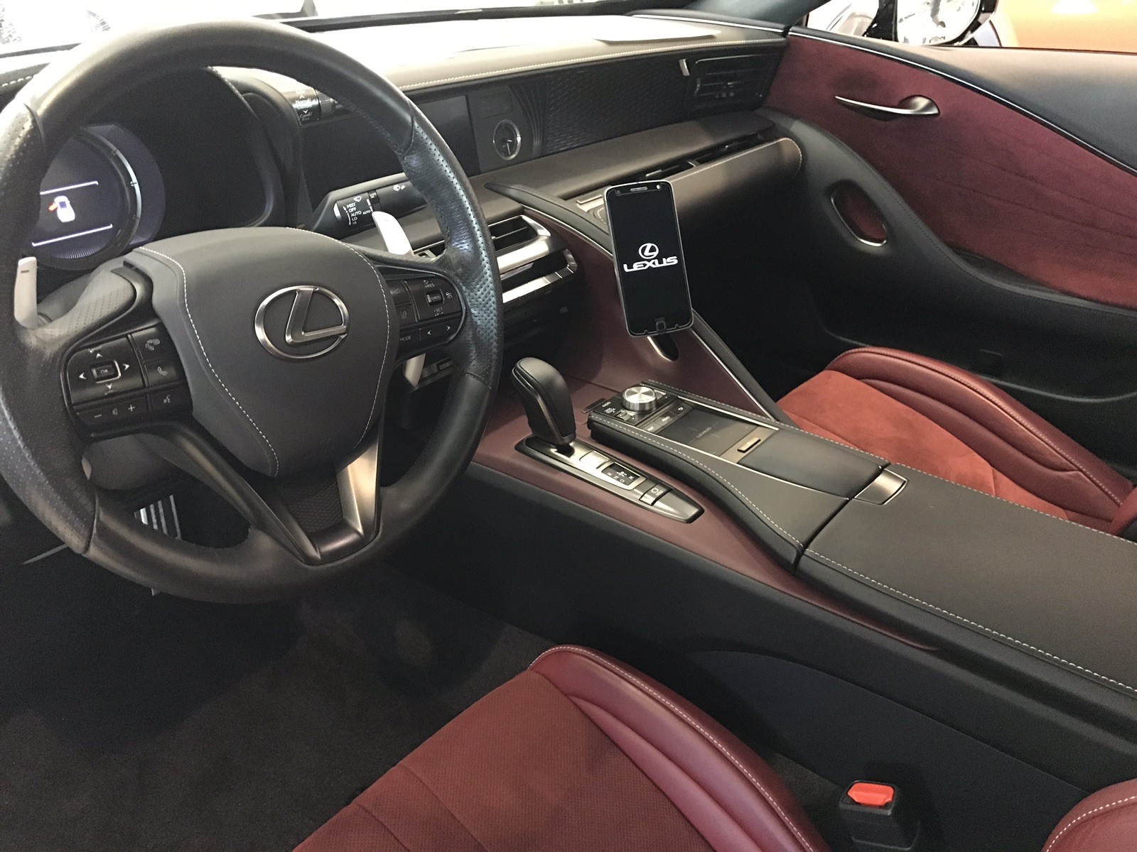 Lexus LC500 cell phone mount (holder / bracket) - Satisfaction Guaranteed!