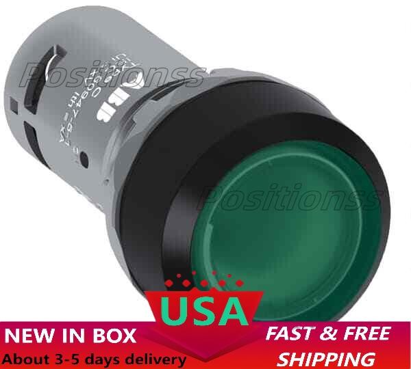 ABB CP1-11G-10 Pressure Switch Flush Green Black Plastic 1NO- US Free TAX