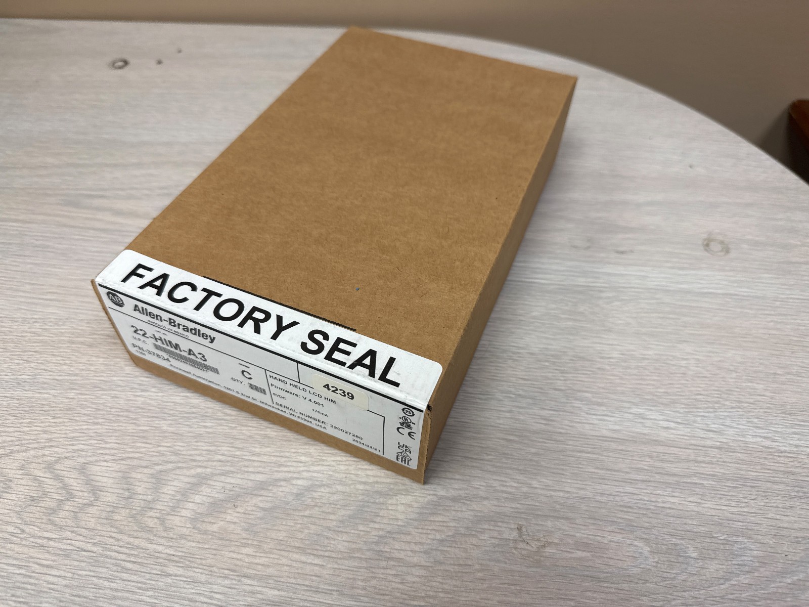Factory Sealed Allen-Bradley 22-HIM-A3 PowerFlex Handheld HIM LCD Numeric Keypad