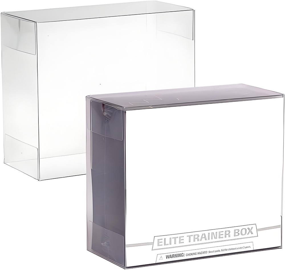 New Plastic Display Case Protector for Pokemon Elite Trainer Box ETB (5 Pack)