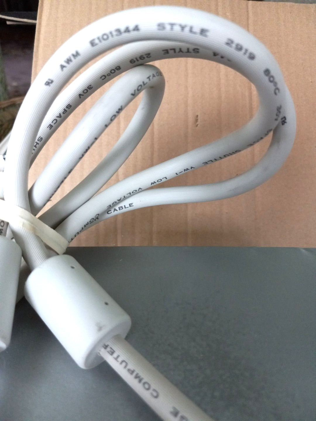 60" AWM E101344 2919 80C 30V SPACE SHUTTLE VW01 LOW VOLTAGE COMPUTER CABLE