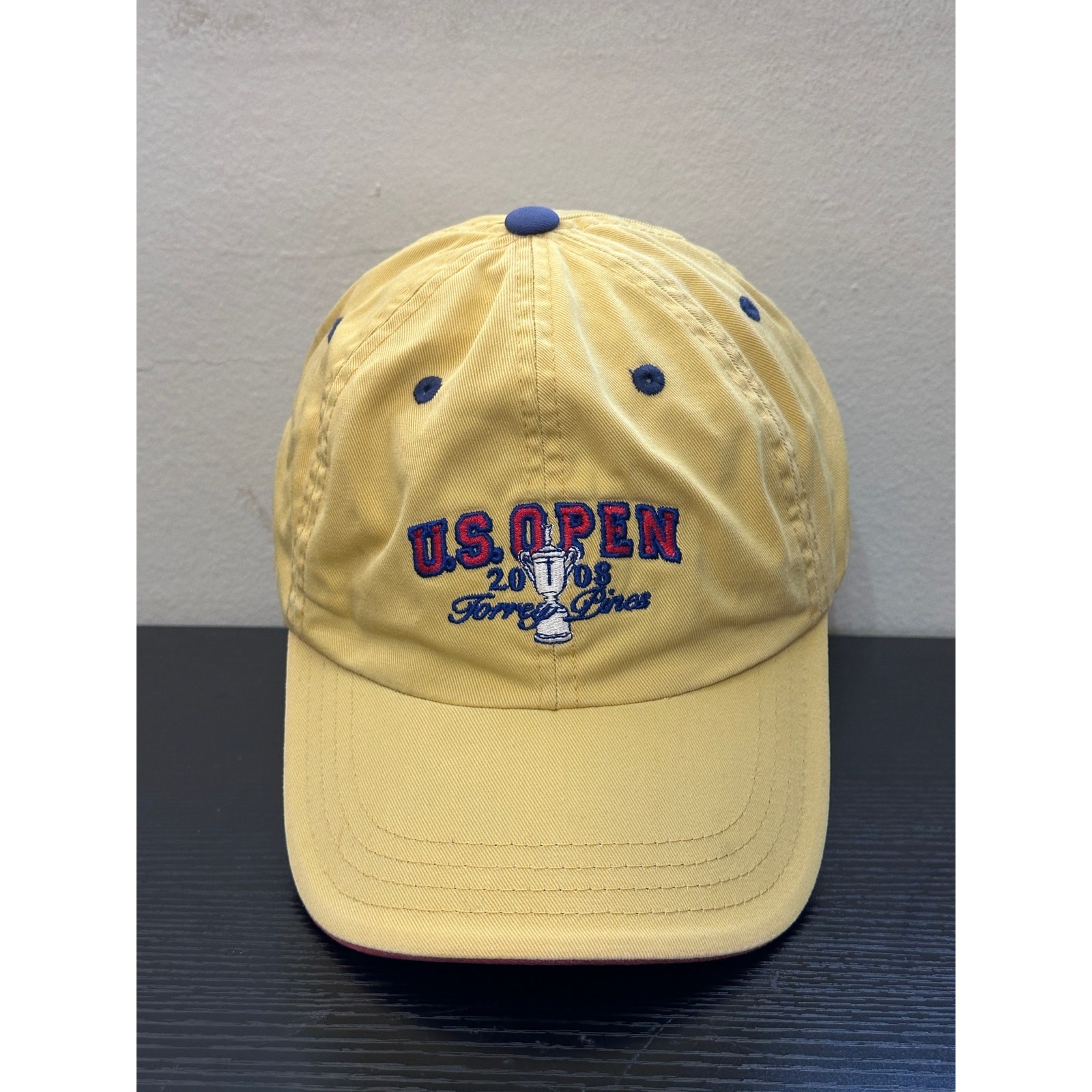 Torrey Pines 2008 US Open Golf Hat Unisex Adult Adjustable Yellow