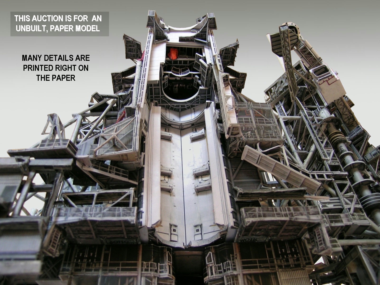 Space Shuttle Launch Pad Complex 39A 1:72 Craft Model Monogram w/Boosters READ