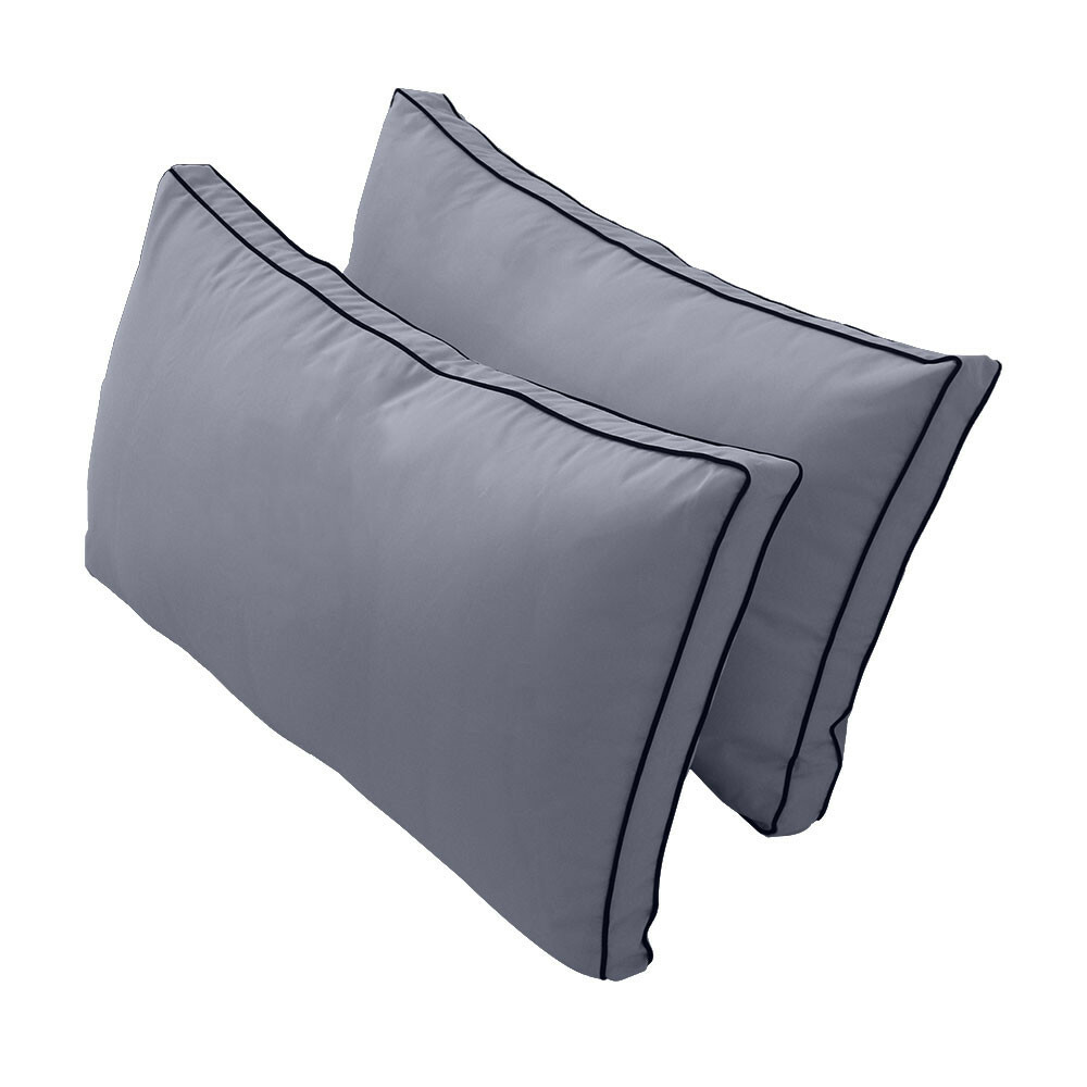 Style2 5PC Contrast Pipe Daybed Mattress Cushion Complete Set Queen Size AD001