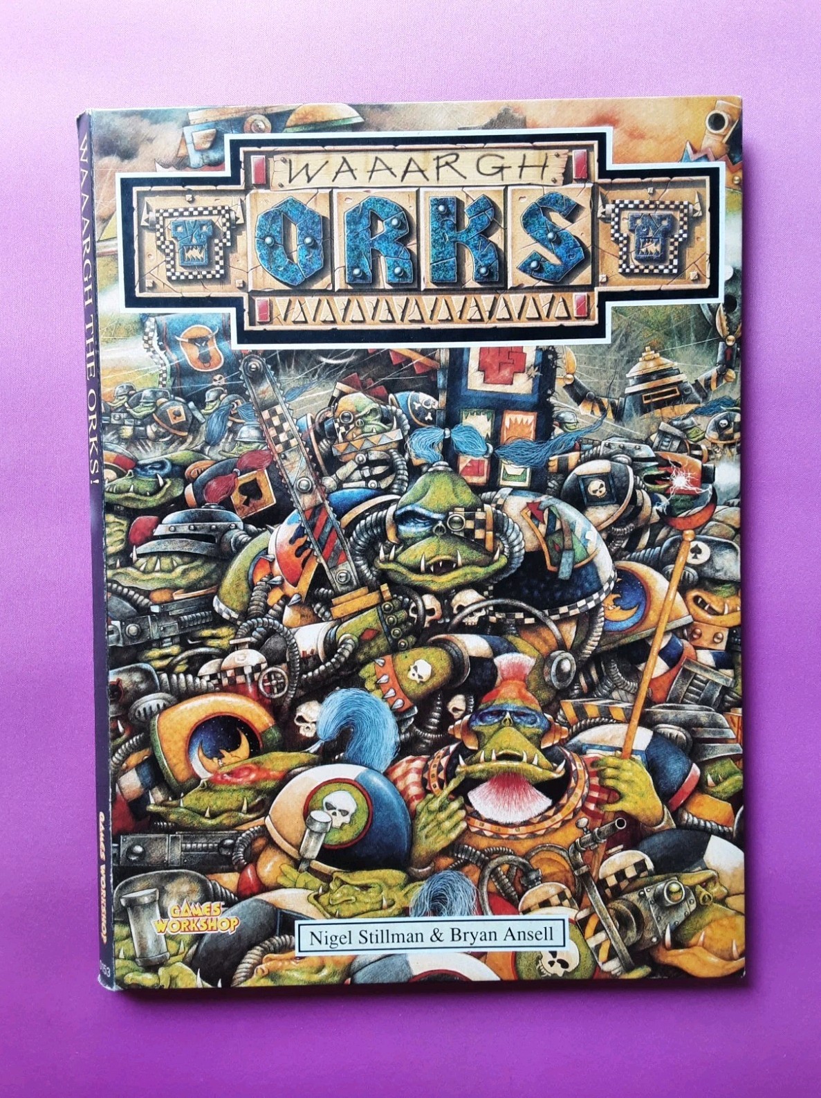 WAAARGH ORKS - 1990 WARHAMMER 40,000 ROGUE TRADER 40K GAMES WORKSHOP BACKGROUND