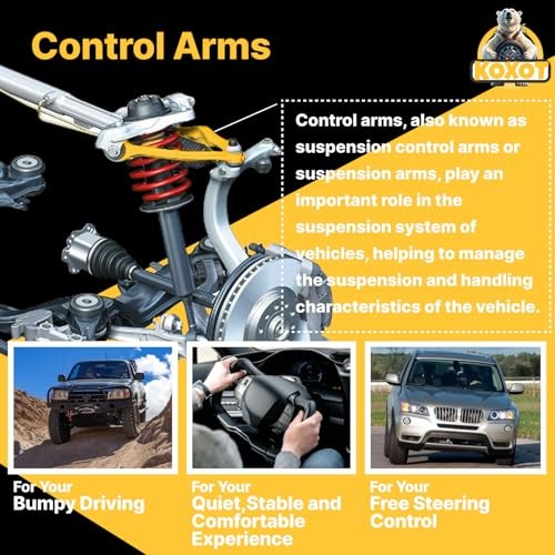 12pc Front End Suspension Kit Fit for Dodge 2002-2005 Ram 1500 (4WD), 2 Upper