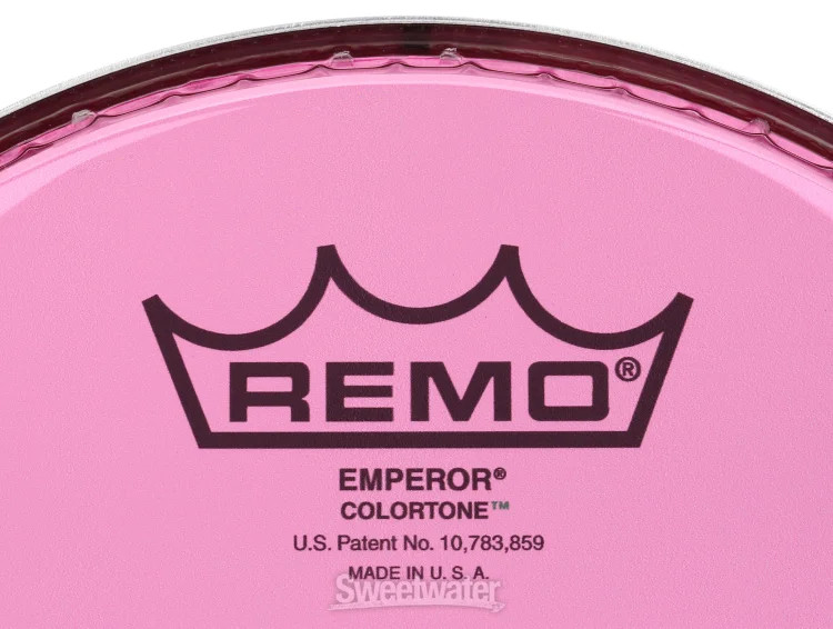 Remo Emperor Colortone Pink Drumhead - 8 inch