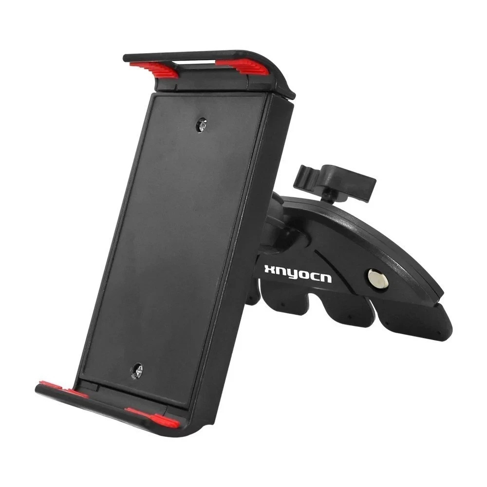 Car CD Slot Phone Tablet Mount Holder 4-11 Inch 360° Rotating Adjustable Stand