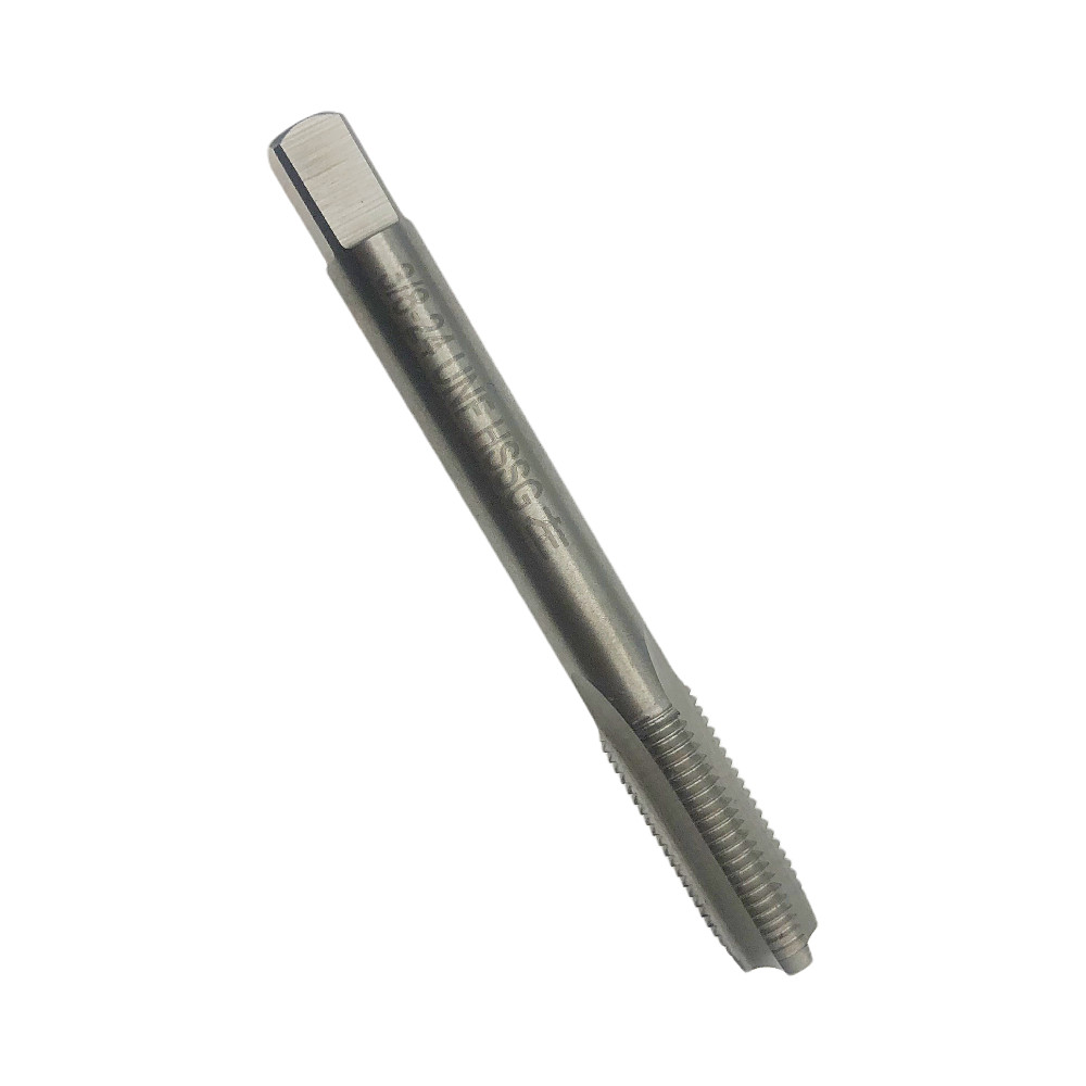 3/8-24 UNF Left Hand Thread Plug Tap 3/8'' - 24 High Speed Steel Thread Per Inch