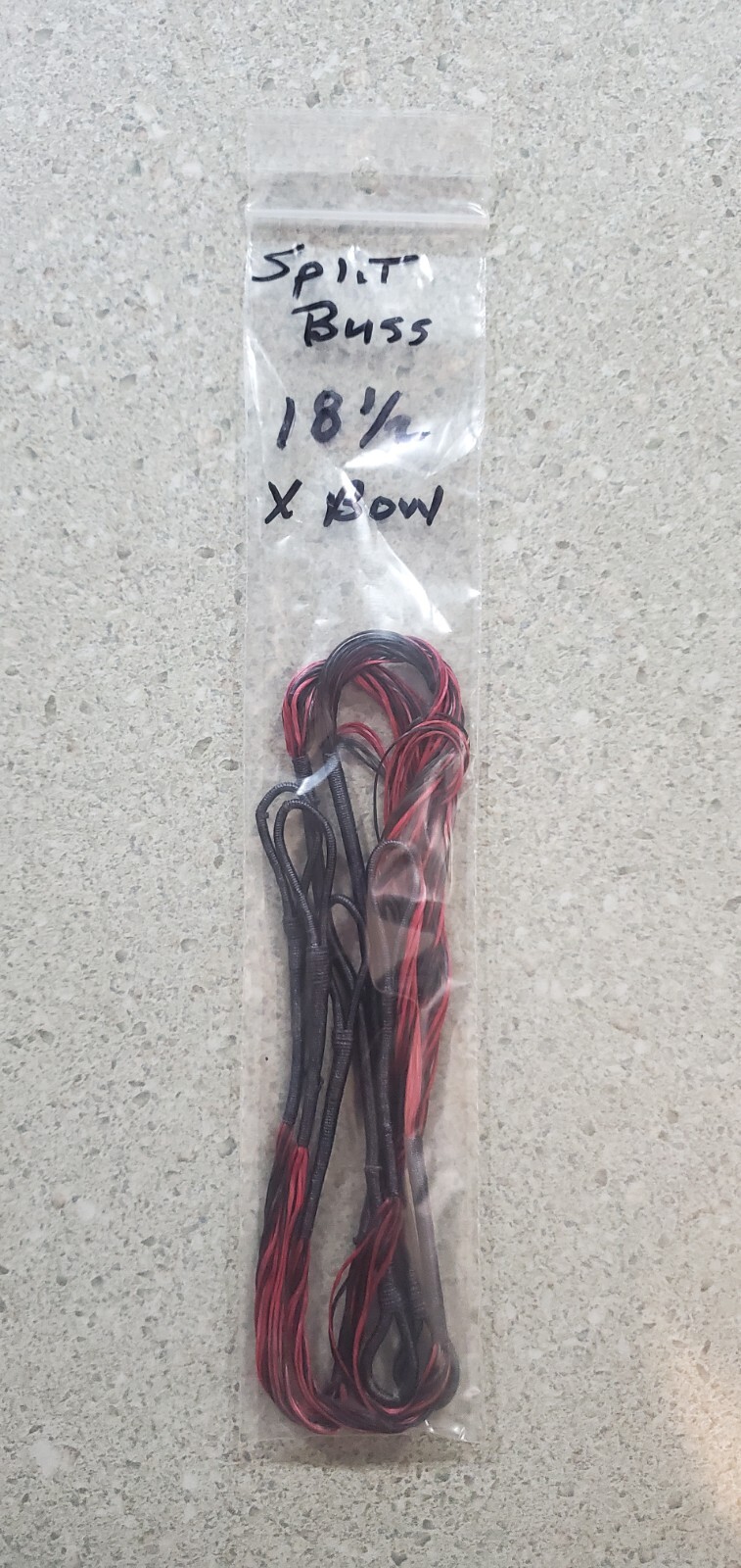 Set of 2 - Crossbow Split Buss Cables  - Various Lengths & Colors: Red Camo Gray