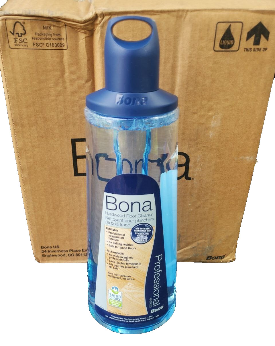 Case of 8 - Bona WM700061005 34 oz Refill Cartridge Hardwood Floor Cleaner