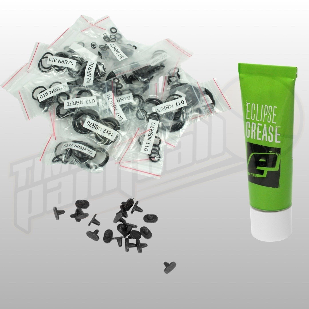 Planet Eclipse O-ring Orings and Detent Kit for GTEK 160R 170R 180R 20ml Grease