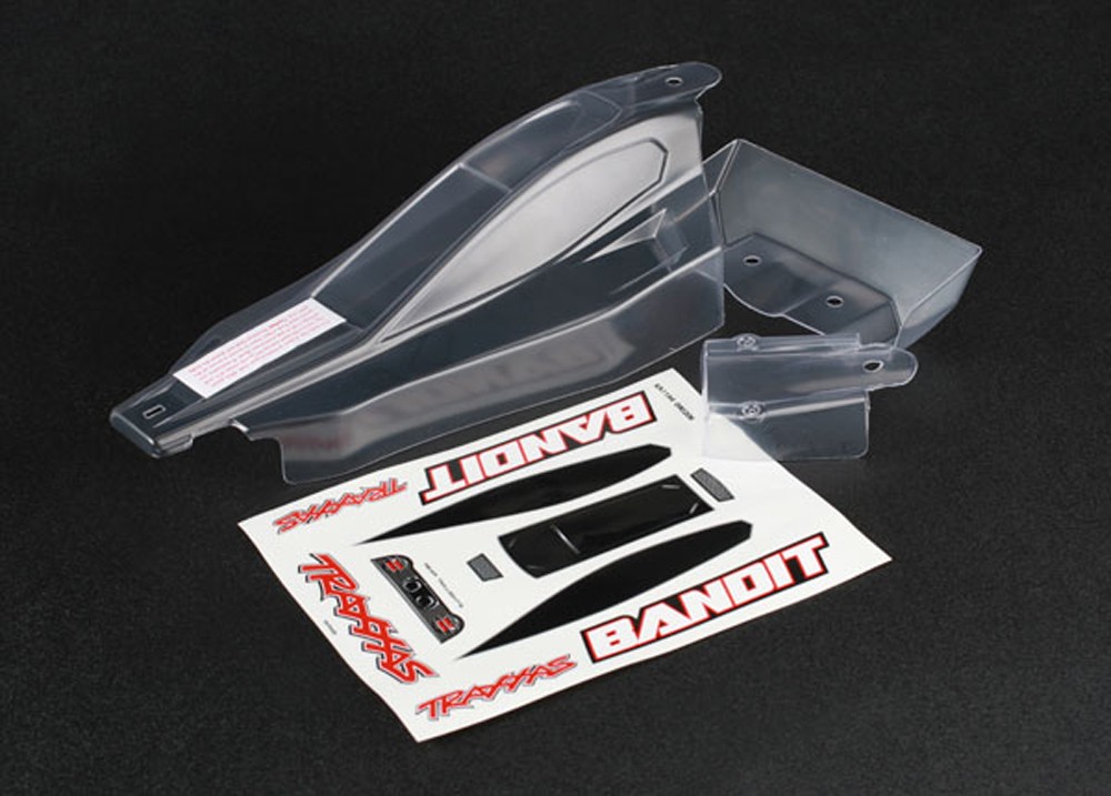Traxxas 1/10 Bandit XL-5 * BODY BANDIT LIGHTS/GRILL/WINDOW * 2417