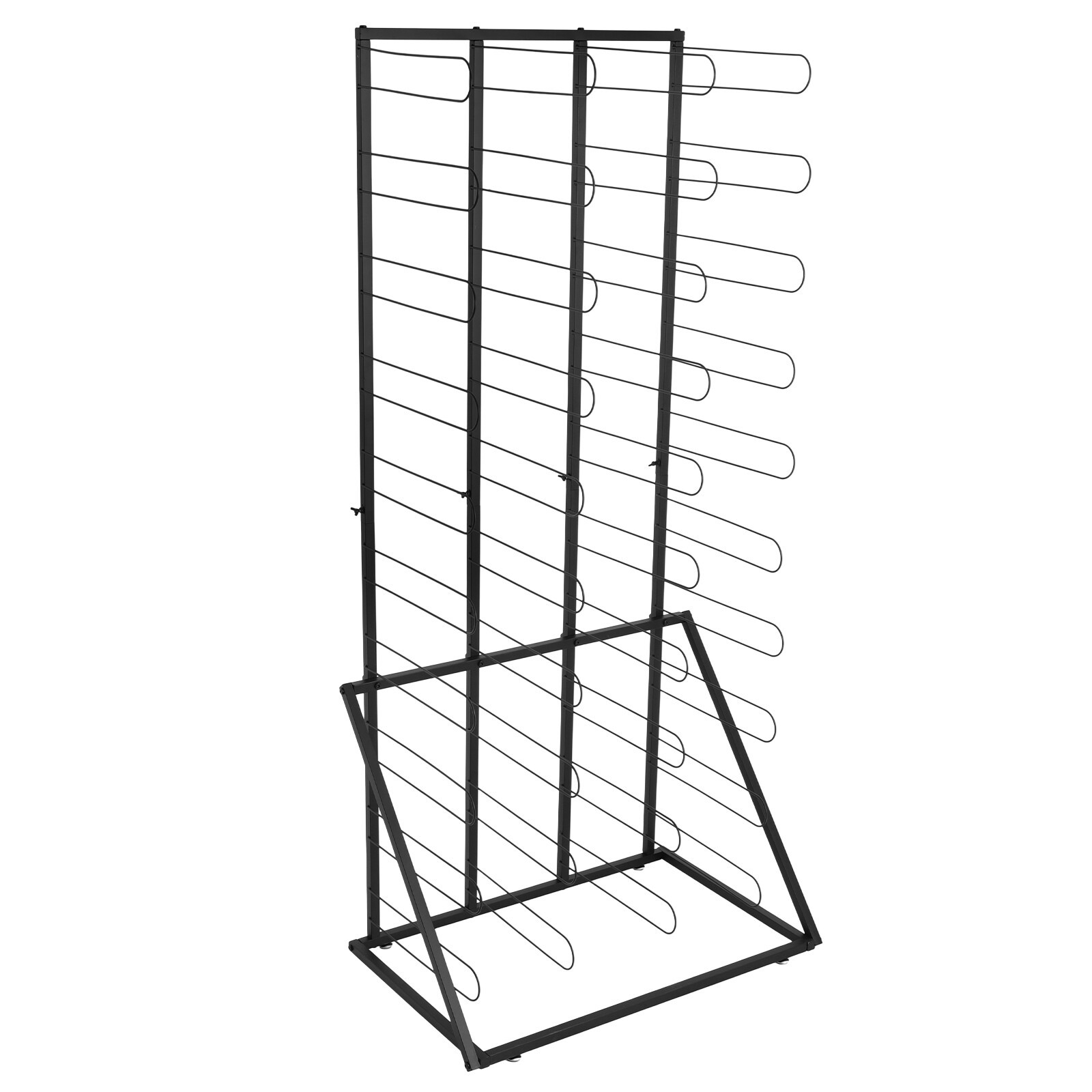 Vinyl Roll Storage Rack, Durable Floor Organizer with 40 Shelves