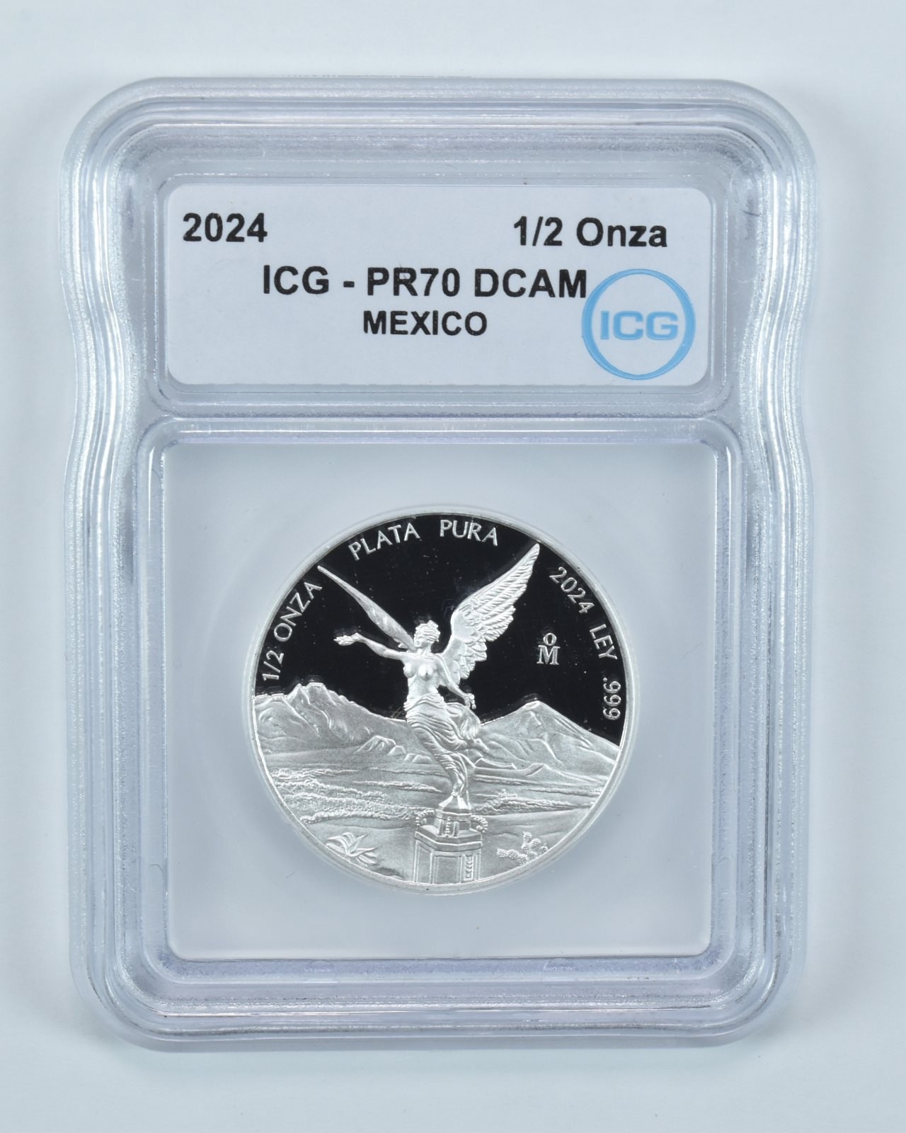 2024 Mo Mexico 1/2 Onza Silver Libertad PR70 DCAM ICG