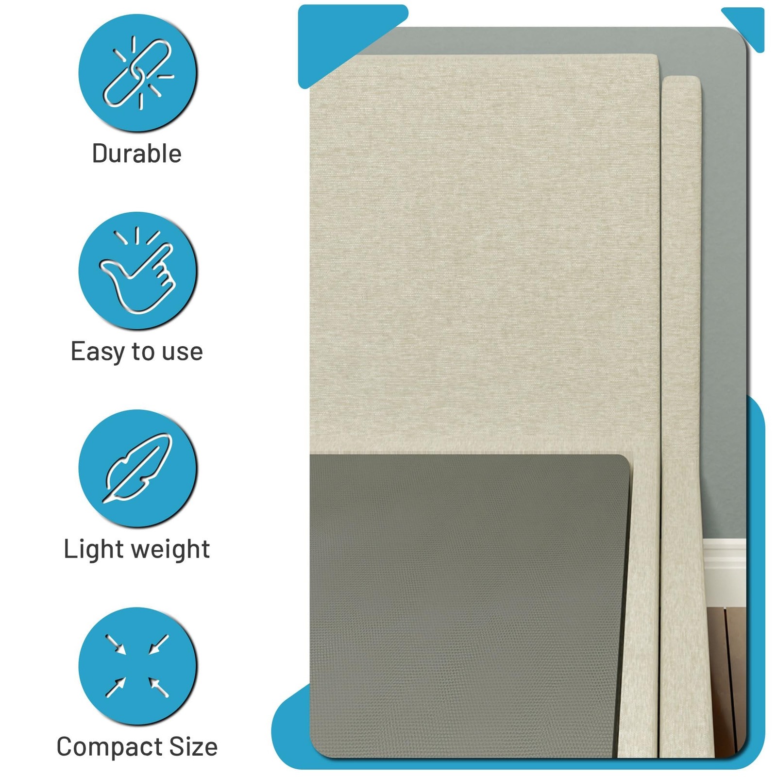 Greaton 1.5-Inch Split Fully Assembled Bunkie Board for Mattress/Bed Support,...