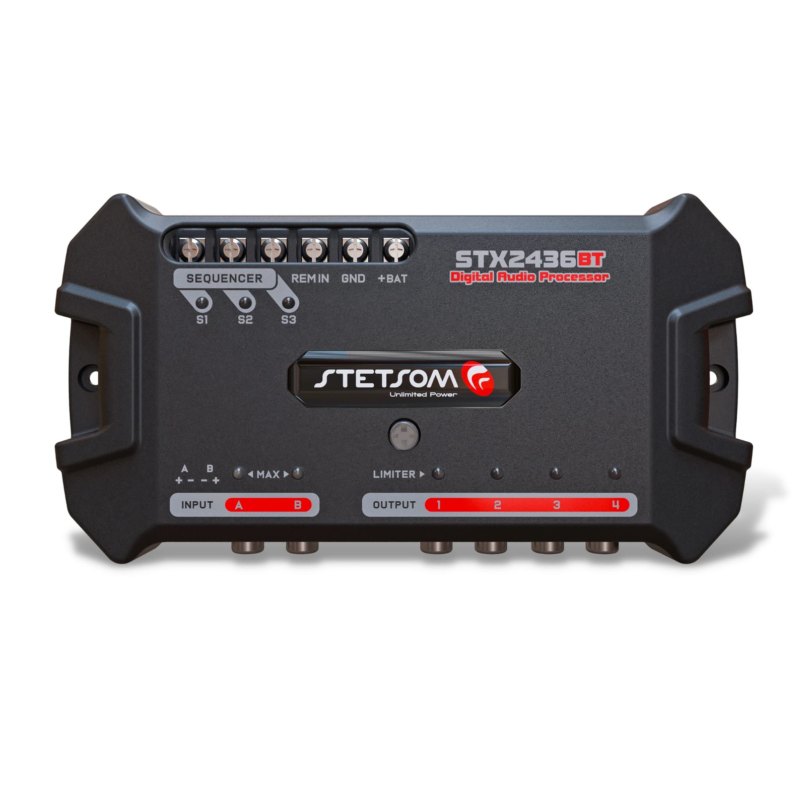 Stetsom STX 2436 Bluetooth DSP PRO - Digital Signal Processor, Compact, Black