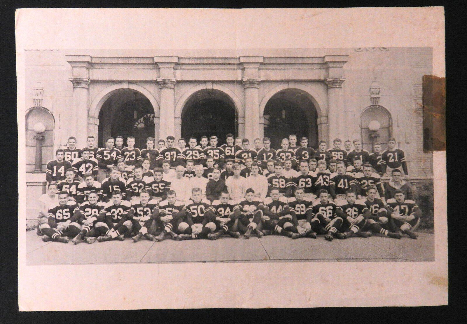 1944 Aquinas High School Football Team Photo Rochester NY